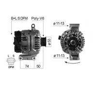 ERA Generador De Luz 105A 14V Para Ford Transit Bus 2.0 TDCi
