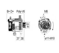 ALTERNADOR EB669Q 195.910.080 301949RIH CAL40277ES DRA0216 27060-0Q130 A4084