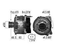 ALTERNADOR EB877Q 021 903 026 LX 301912RIB 8EL 012 426-001 A HVW0001540202