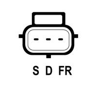 Alternador Elstock 27-5625 para OE 1305962 - 1426014 - 1511220 - 1708472