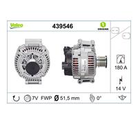 Alternador, generador VALEO 439546