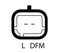 Alternador LRA02368 LUCAS para RENAULT NISSAN OPEL