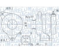 Alternador MAGNETI MARELLI 100A - 063731950010