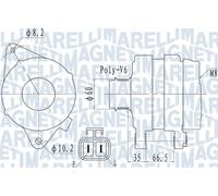 Alternador MAGNETI MARELLI 100A - 063732010010