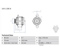 Alternador Para FORD TRANSIT TRANSIT TOURNEO