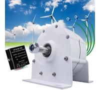 Alternador Permanente eólico trifásico sin Engranajes, 12 000 W, 12 V, 24 V, 48 V, 120 V y 220 V, con rectificador, 110 V