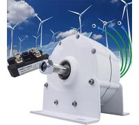 Alternador Permanente trifásico de 12000 W, 12 V/24 V/48 V/120 V/220 V, Motor eléctrico Permanente, alternador de CA para Bricolaje con rectificador, 12 V