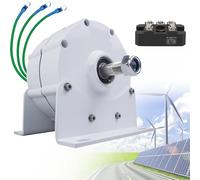 Alternador trifásico de 12000W, generador de Motor eléctrico de imán permanente sin engranajes para el hogar de baja velocidad para turbina eólica Vertical Horizontal,24V
