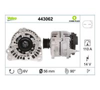 Alternador trifásico VALEO 443062