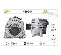Alternador trifásico VALEO ORIGINS NEW VALEO 439944