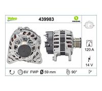 Alternador trifásico VALEO ORIGINS NEW VALEO 439983