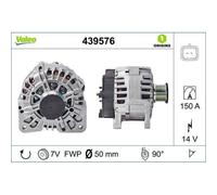 Alternador Valeo 439576 Valeo Origins New Oe Technology para Nissan Opel Renault