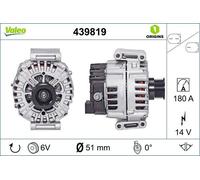 Alternador Valeo 439819 para MERCEDES-BENZ