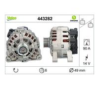 Alternador Valeo 443282 Valeo Origins New Oe Technology para Citroën Mitsubishi