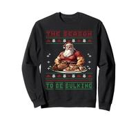 Alternativa al suéter navideño Feo de Papá Noel Powerlifer Sudadera