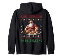 Alternativa al suéter navideño Feo de Papá Noel Powerlifer Sudadera con Capucha