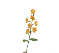 Alternativa de plantas decorativas no vivas Forget-Me-Not para ambientes sin luz solar, incluidos baños y sótanos (amarillo)