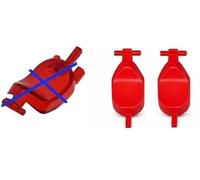 Alternativa económica 2 piezas botón como 10002024 para plancha serie TDS 4 6 y 8 rojo compatible con Bosch