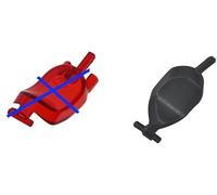 Alternativa económica al botón de plancha compatible con Bosch serie TDS 4 6 y 8 gris como 10002024