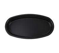 Alternativa elíptica de acero al carbono, bandeja de acero al carbono de liberación rápida, accesorios culinarios de confitería, herramienta de horneado resistente al calor, ideal para souffl japonés