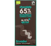 Alternativa3 Chocolate Negro Ecológico 65% Cacao Ecuador 80g