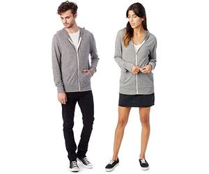 Alternative Sudadera con Capucha para Hombre, Gris, S