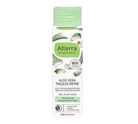 Alterra Crema de día de aloe vera orgánica, para piel seca y sensible, 50 ml