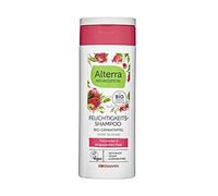 Alterra humedad champú 200 ml para cabello seco y de relieve, riqueza y impulso, con Granada orgánicos, Acacia Flowers, sin siliconas, cosméticos naturales, Vegan