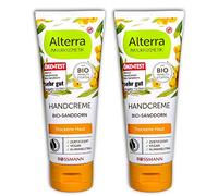 Alterra - Juego de 2 cremas de manos Bio con espino amarillo y aceite de argán (2 x 75 ml)