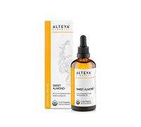 Alteya Organic Aceite de almendras dulces 100ml - 100% certificado por el USDA Aceite de portador de almendras dulces prensado en frío puro orgánico natural - de grado terapéutico premium