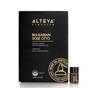 Alteya Organic Aceite esencial de rosa búlgara (Rosa Damascena) 2,3 ml - 100% orgánica certificada por el USDA Auténtico Destilado al vapor y vendido directamente por el cultivador de Alteya Organics