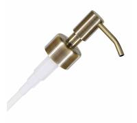 ALTGLAS Dispensador de Jabón 'Budapest' - Bomba/Dosificador de Repuesto con Rosca de 28 mm en Acero INOX (Bronce Vintage)