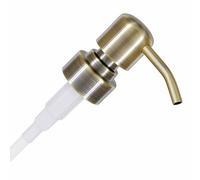 ALTGLAS Dispensador de Jabón 'Zagreb' - Bomba/Dosificador de Repuesto con Rosca de 28 mm en Acero INOX (Bronce Vintage)