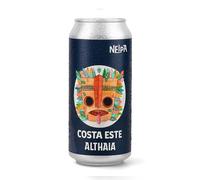 Althaia Costa Este NEIPA - Cerveza Artesana New England IPA - Lata 44cl - 6,5% Vol - Turbia, Sedosa y Afrutada - (Pack 6 Latas, 6, unidad)