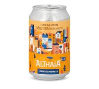 Althaia Mediterranean Lager Ahumada - Cerveza Artesana Estilo Smoked Lager - Lata 33cl - 5,2% Vol - Refrescante y con Toques Ahumados (Pack 6 Latas, 6, unidad)