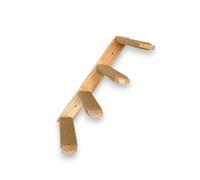 Althea Living Estante de Escalada para Gatos Montado en la Pared, Hecho de Madera de Roble, Escalera de Gato con Rascador de Yute para Gatos,