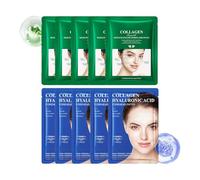 Altherona Pliegues nasolabiales+Zornesfalte Tiritas 10 Unidades Colágeno Cara Pliegues Antiarrugas, Parches de arrugas nasolabiales, Pestañas faciales contra arrugas para reafirmar la piel