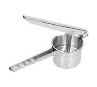 Althwuyu Triturador de patatas y prensa de alimentos de acero inoxidable, herramienta de cocina manual para puré de patatas y verduras