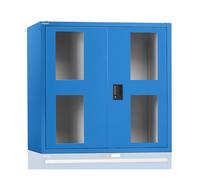 Altillo con puertas batientes LISTA, con puertas con ventanilla