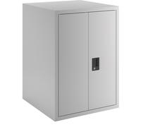 Altillo con puertas batientes LISTA, con puertas de chapa maciza