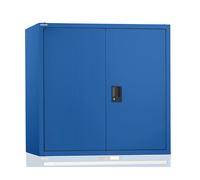 Altillo con puertas batientes LISTA, con puertas de chapa maciza