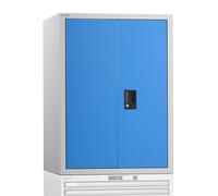 Altillo con puertas batientes LISTA, con puertas de chapa maciza