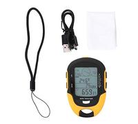 Altímetro barométrico digital multifuncional brújula previsión meteorológica GPS receptor de navegación termómetro higrómetro barómetro con linterna