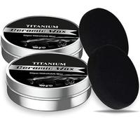 Altinoran Titanium Ceramic Wax - Titanium Ceramic Wax, Altinoran Car Care Polish, Ceramic Wax for Cars, Car Wax Ceramic Coating, Ceramic Car Wax for Cars Paint Care Long Lasting Protection (2pcs)