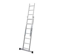 ALTIPESA Escalera Profesional de Aluminio de Apoyo Extensible con Barra estabilizadora 2 x 9 peldaños Serie Top