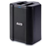 Alto Professional Busker 200W Sistema de Altavoz Portátil, Batería Recargable, Bluetooth, Mezclador 3 Canales, Alesis FX, Control por App, Carga USB