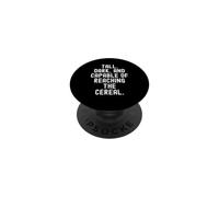 Alto Oscuro y Capaz de alcanzar el Cereal Divertido t PopSockets PopGrip Adhesivo