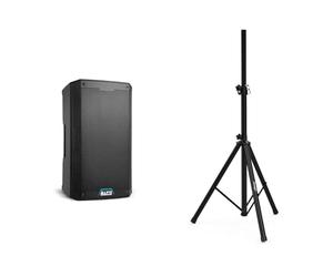 Alto Professional TS410 Altavoz PA Activo de 2000W 10" con Mezclador de 3 Canales & Audibax Neo 131 - Soporte Profesional para Altavoces - Trípode para Altavoces - Trípode Extensible