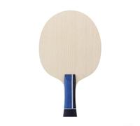 Alto rendimiento 7 capas de tenis de mesa con fibra de carbono exterior y madera de paulownia para poder explosivo y control estable azul
