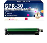 Alto Rendimiento GPR-30 Unidad de Tambor Compatible para Canon imageRUNNER Advance C5030 C5035 C5045 C5051 C5235 C5240 C5250 C5255 Impresora,Magenta-1 Pack